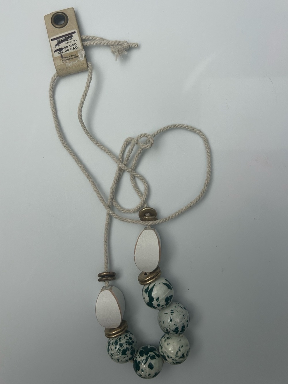 NWT Anthropologie Beaded Necklace